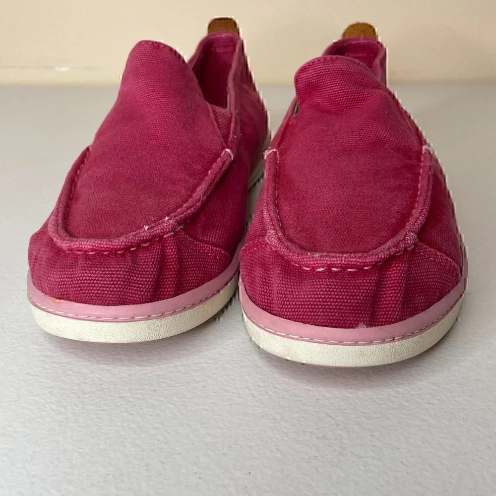 Timberland Earthkeepers Pink Canvas Slip-On Shoes 6